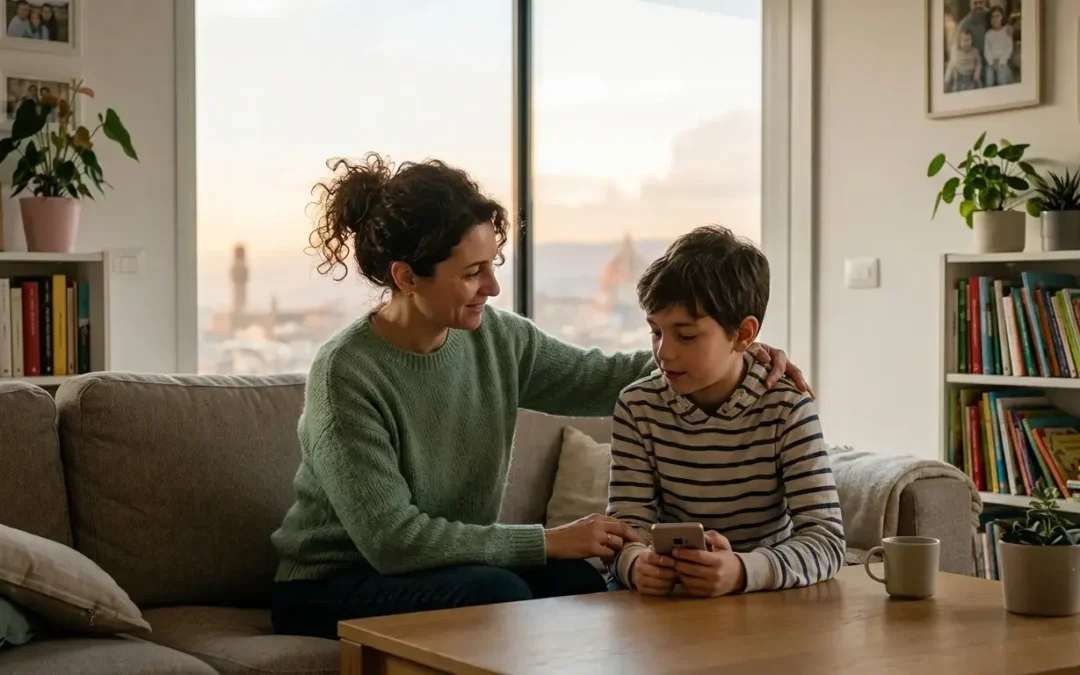 Il primo smartphone non cambia un figlio. Può cambiare il suo mondo.